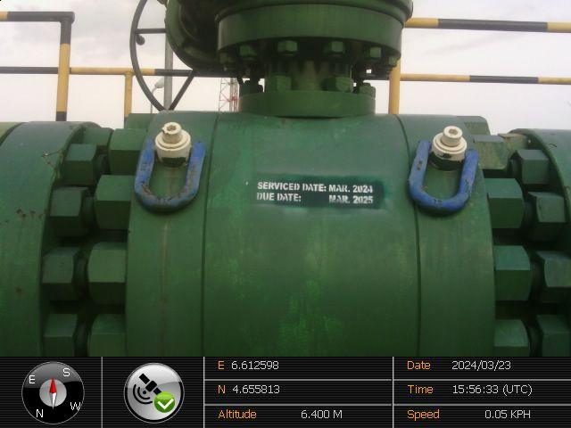 Pipeline Valve - Serviced March 2024